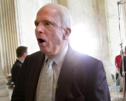 john mccain tongue out. Collins urges the McCain