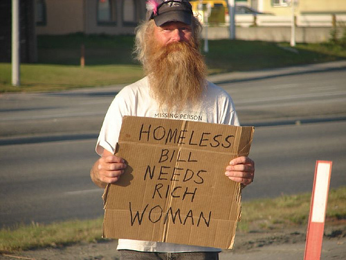 funny homeless signs. of them are quite funny!